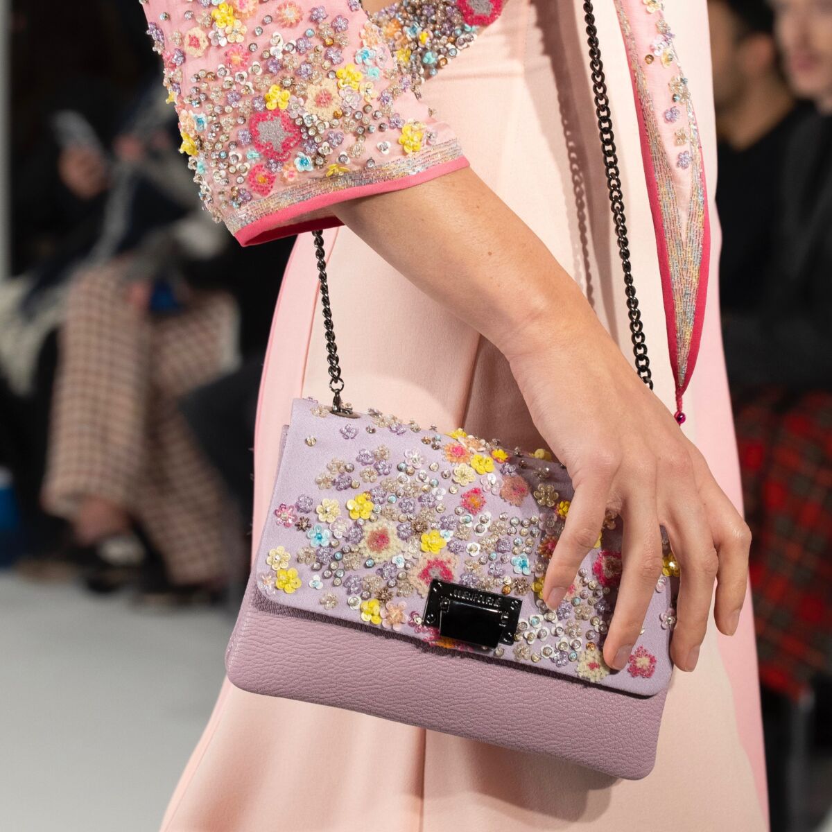 Sun N Sand Pink Woven Raffia Bag with Beads on Handle Stock Photo - Alamy